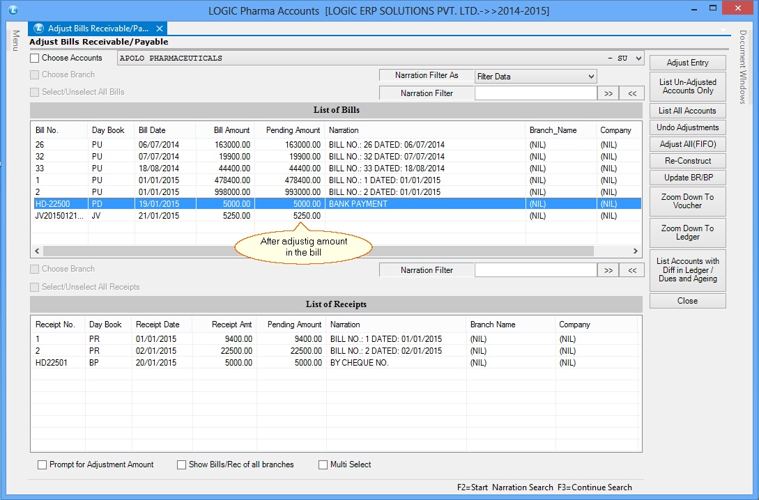 adjust bills 2